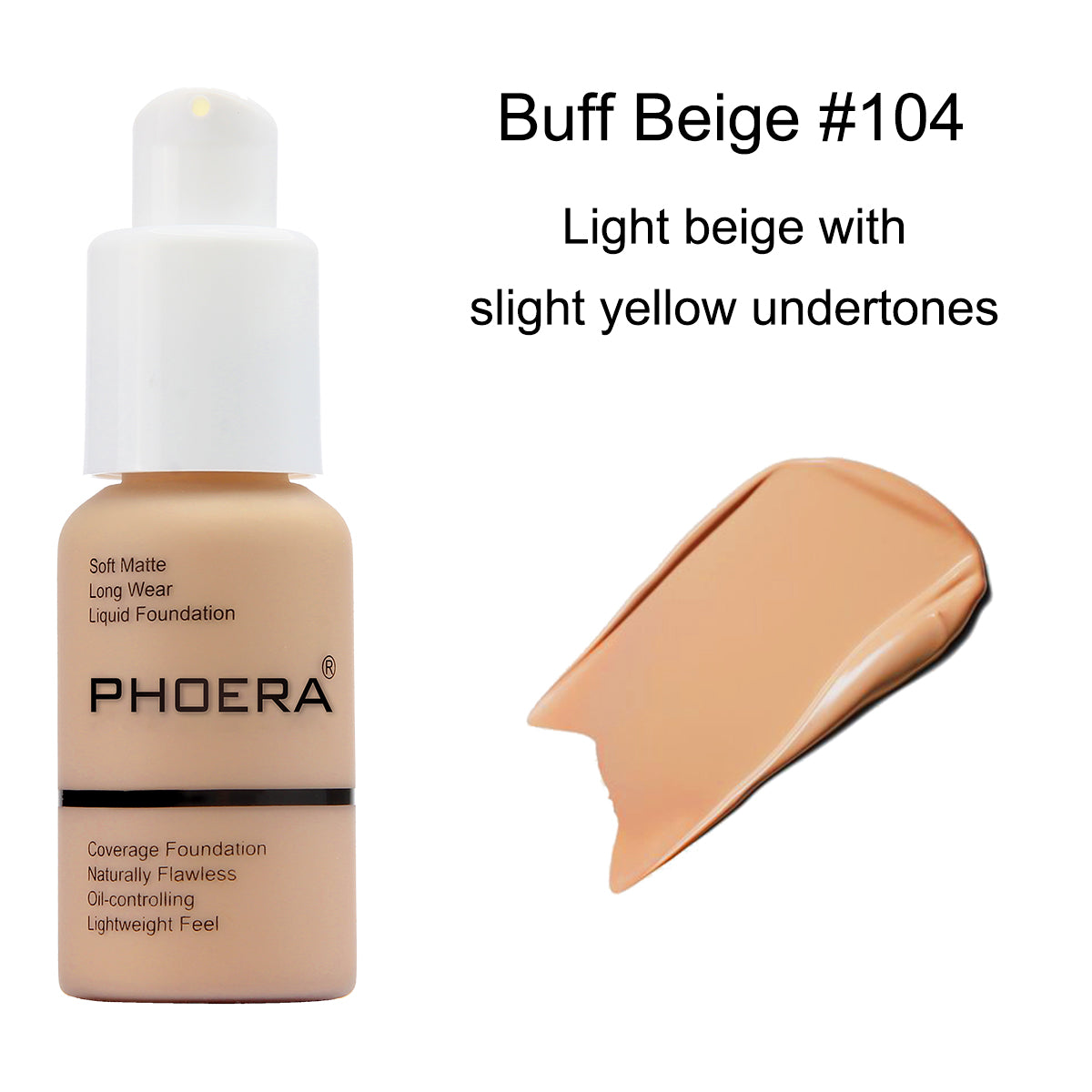 PHOERA Full Coverage Liquid Foundation – image 5