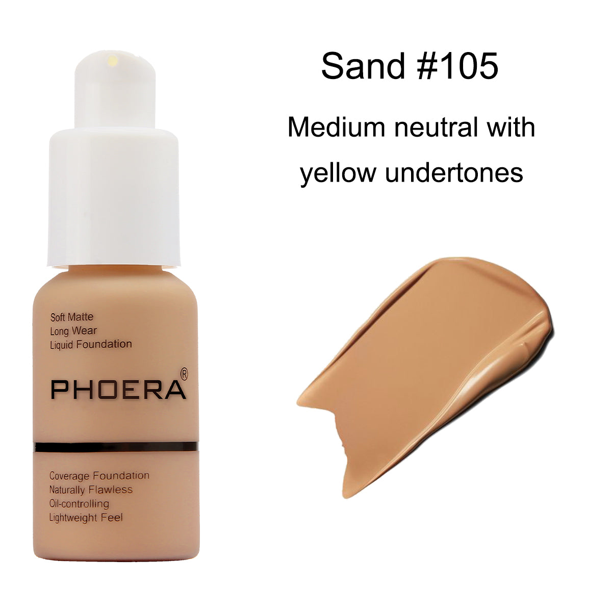 PHOERA Full Coverage Liquid Foundation – image 6