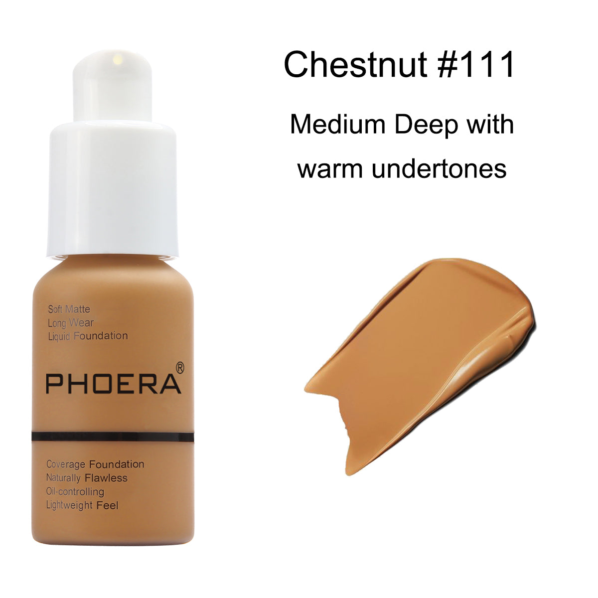 PHOERA Full Coverage Liquid Foundation – image 12