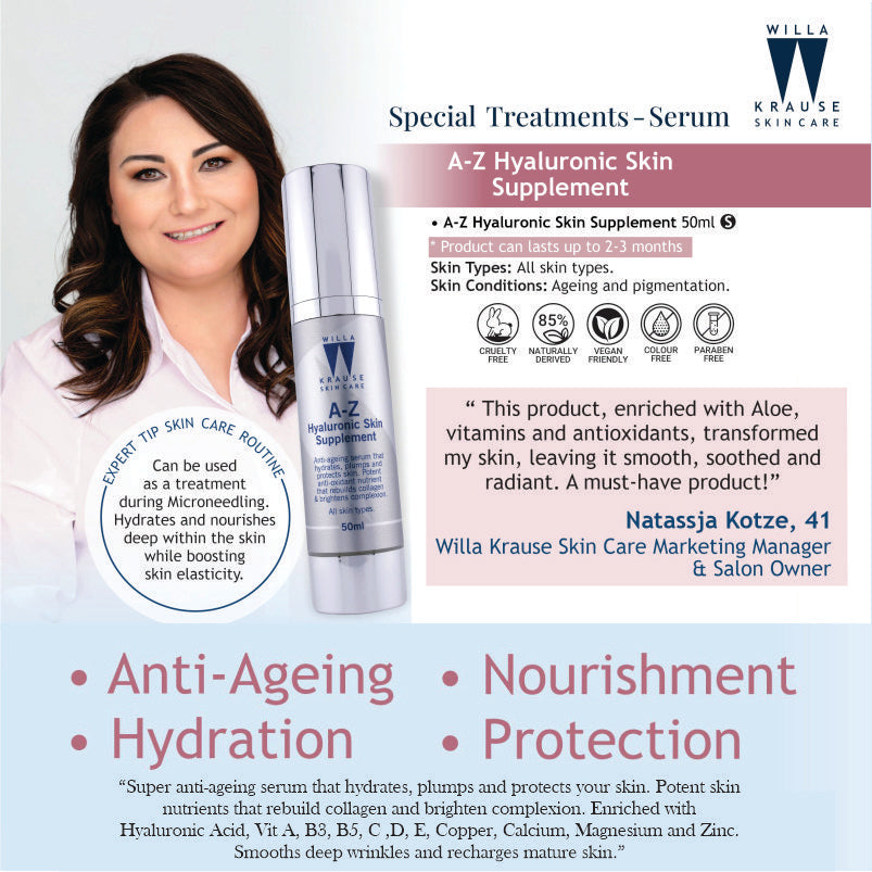 Willa Krause - A-Z Hyaluronic Skin Supplement 50ml – image 3