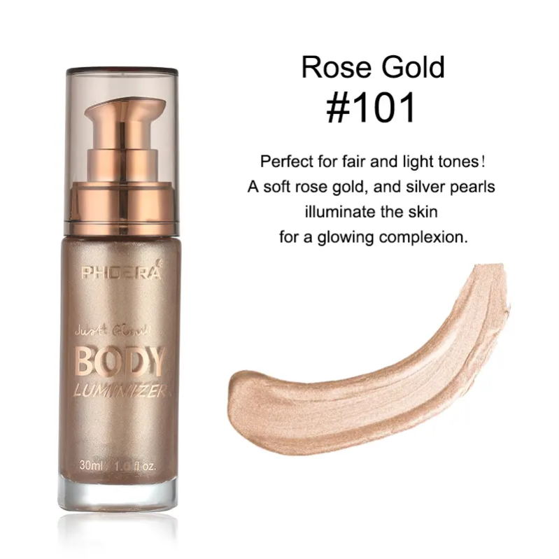 PHOERA Luminizer Shimmer Body Oil – image 3