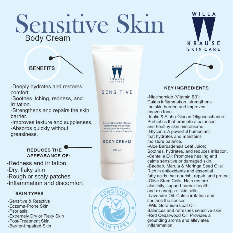 Willa Krause Sensitive Skin - Body Cream 200ml – image 2
