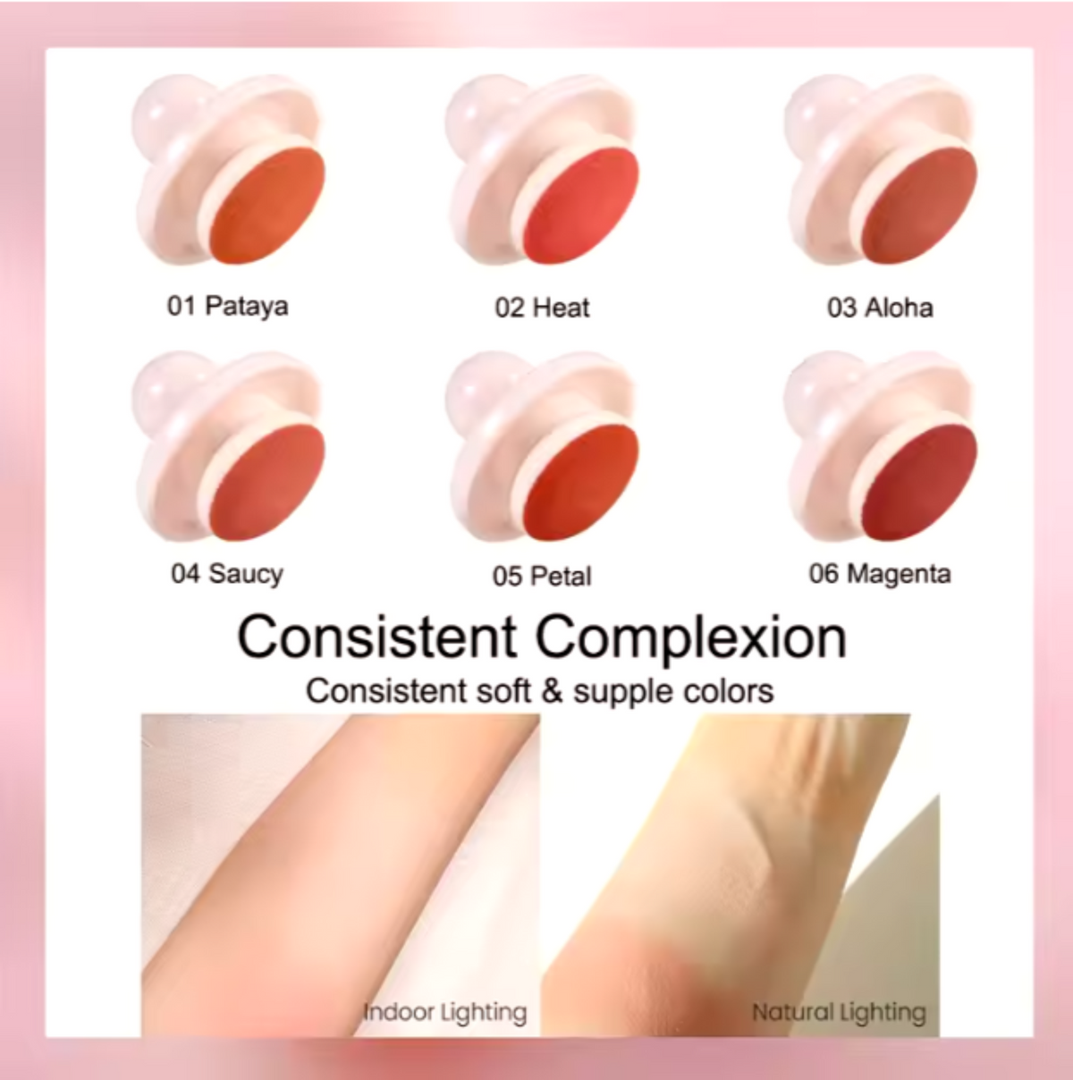 PHOERA Cream To Powder Canned Blush Mud – image 5