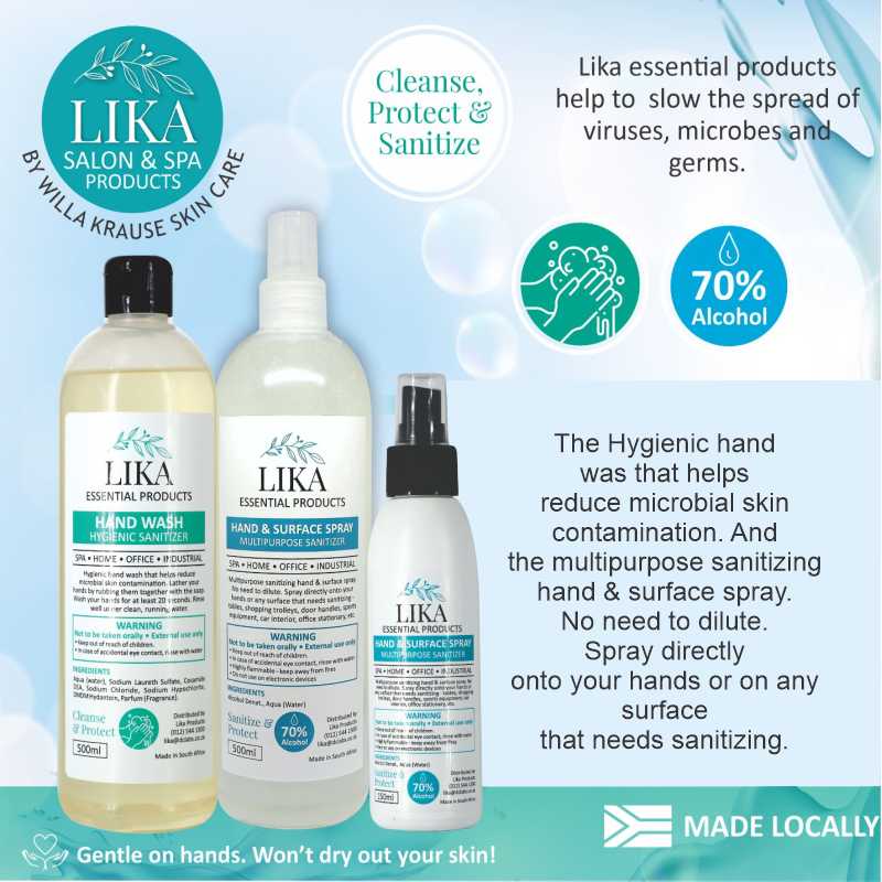 Lika Hand Sanitizing Spray 150ml