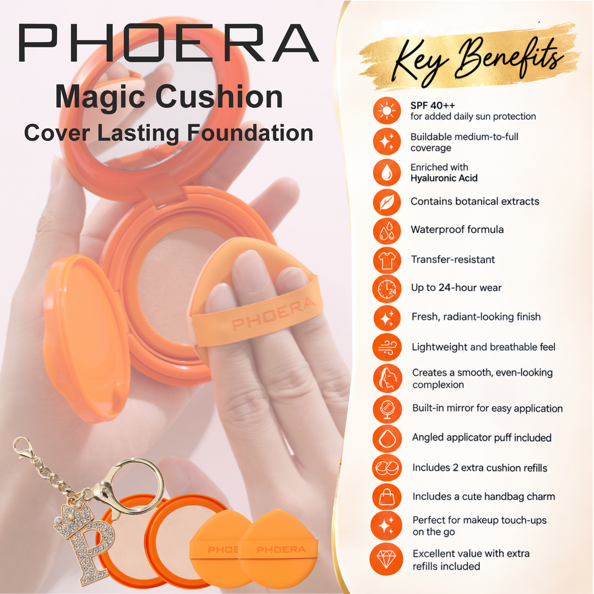 PHOERA Cover Lasting Magic Cushion Foundation
