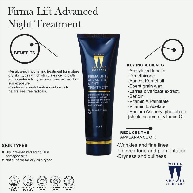 Willa Krause - Firma Lift Advanced Night Treatment 50ml – image 2