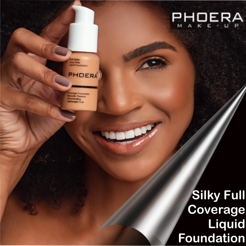 PHOERA Full Coverage Liquid Foundation – image 15
