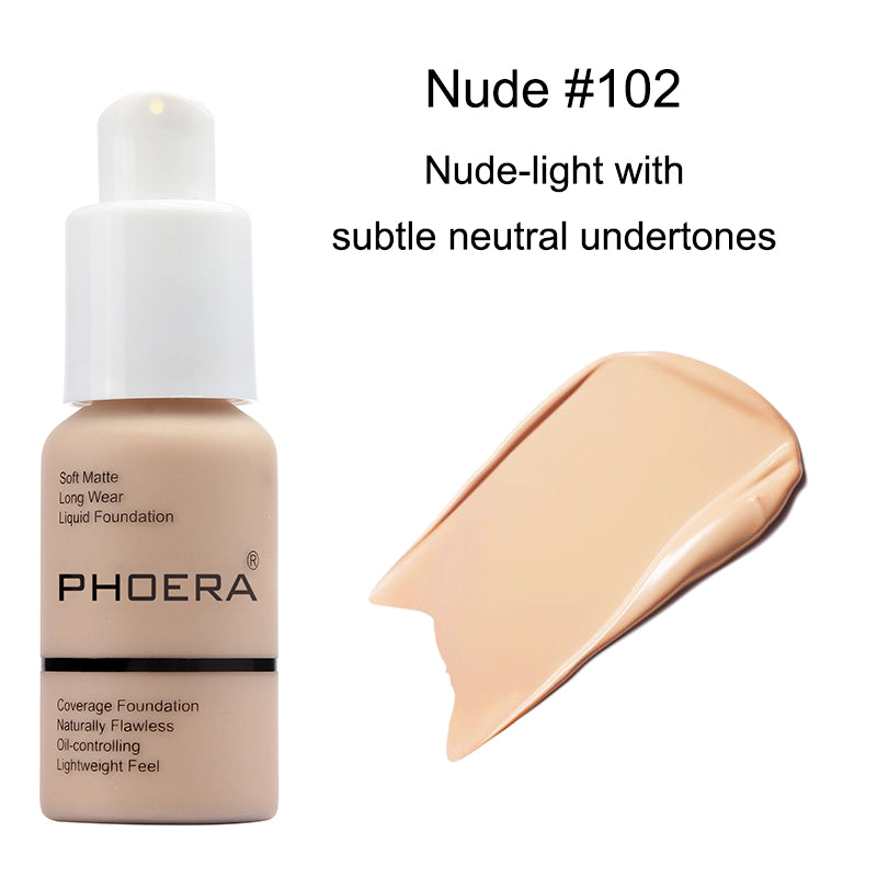 PHOERA Full Coverage Liquid Foundation – image 3