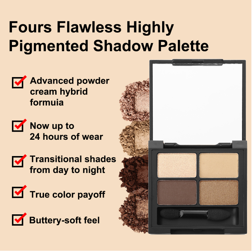 PHOERA Fours Flawless Highly Pigmented Shadow Palette – image 17