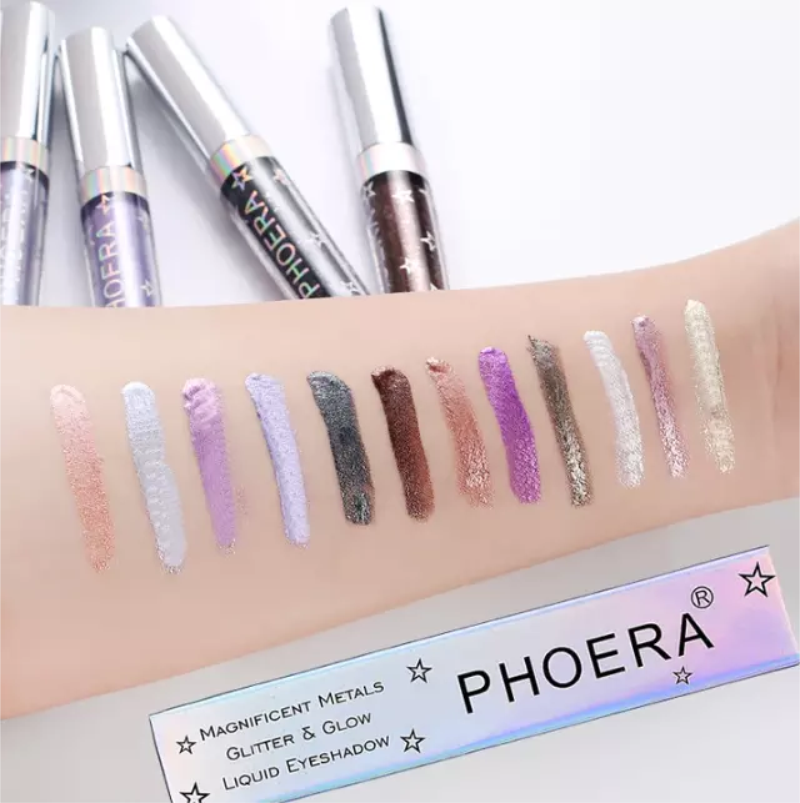 PHOERA Magnificent Metals Glitter and Glow Liquid Eyeshadow – image 5