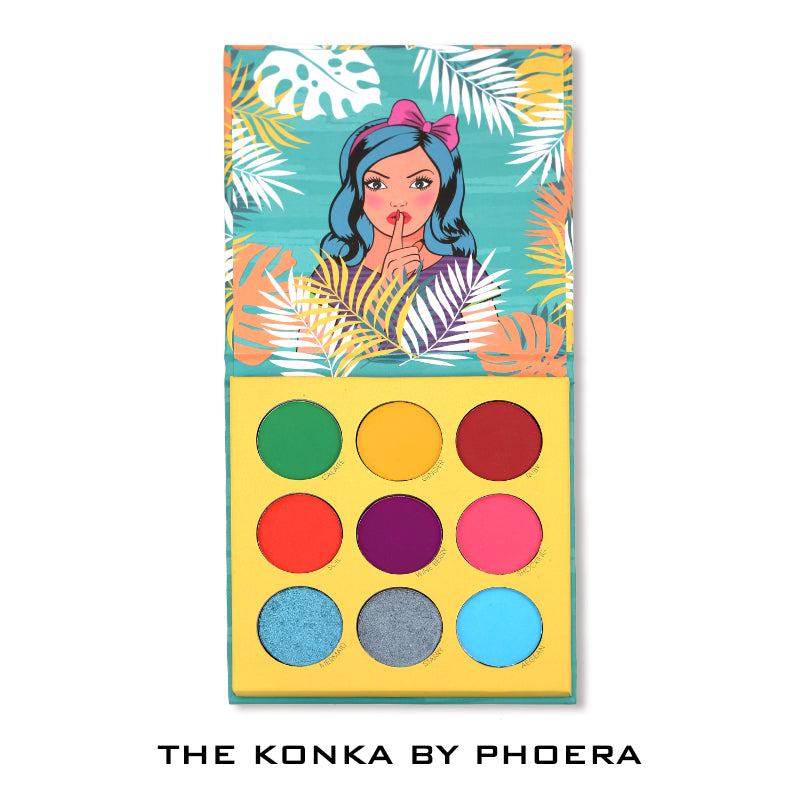 PHOERA Highly Pigmented Eyeshadow X9 Palette – image 3