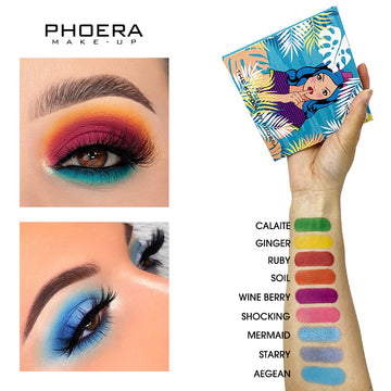 PHOERA Highly Pigmented Eyeshadow X9 Palette
