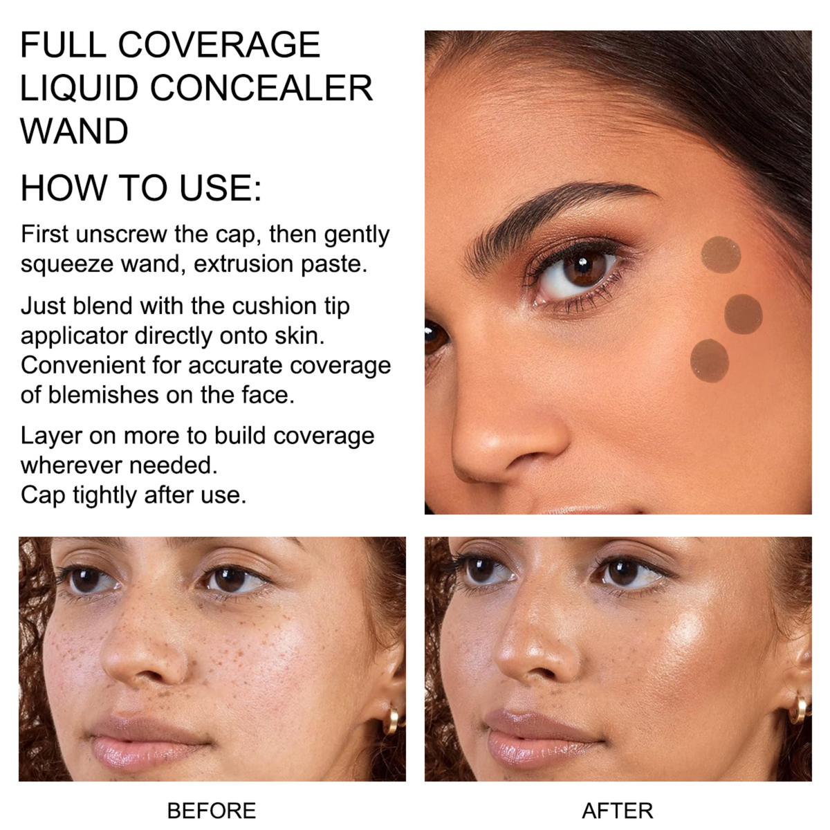 PHOERA Full Coverage Liquid Concealer Wand – image 17
