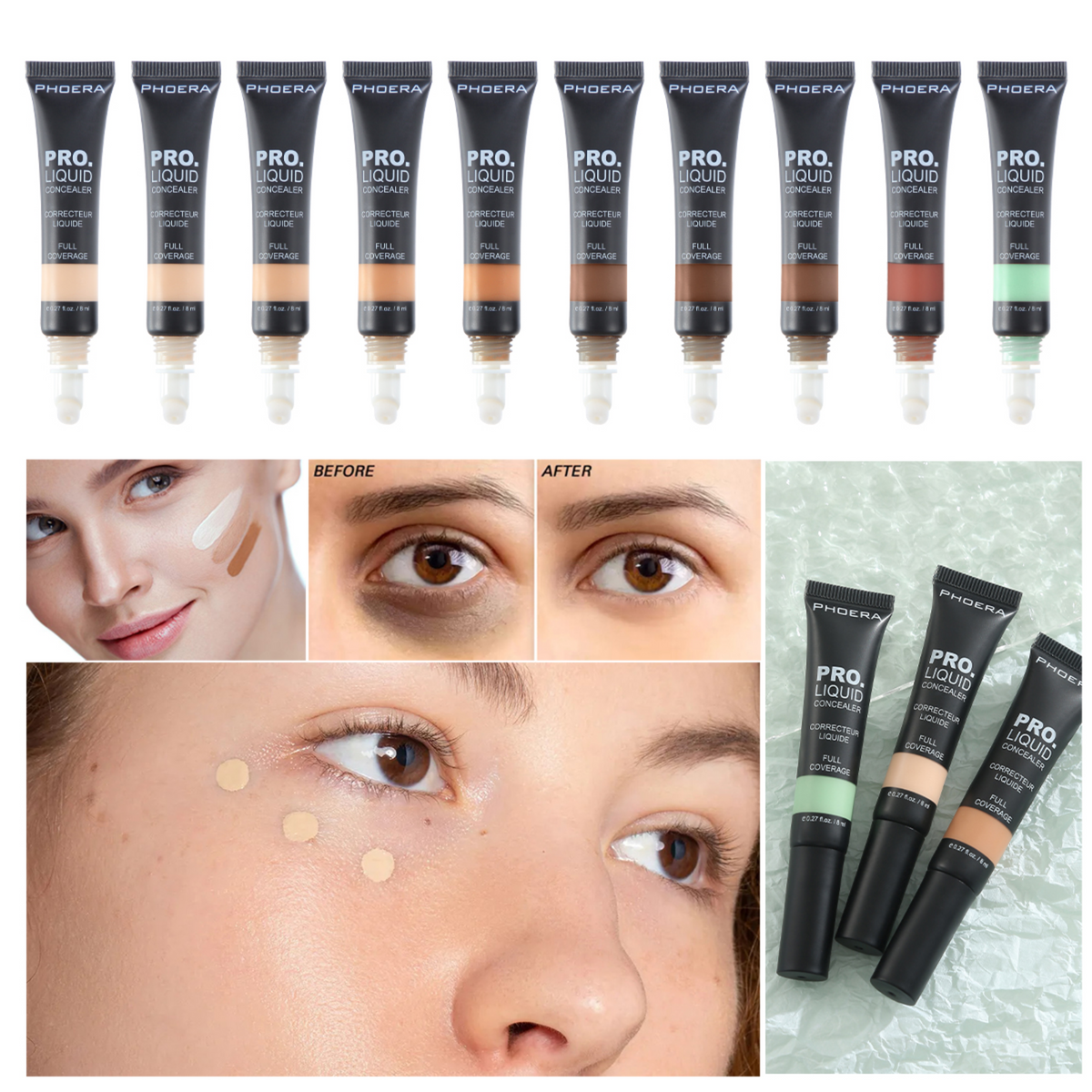 PHOERA Full Coverage Liquid Concealer Wand – image 15