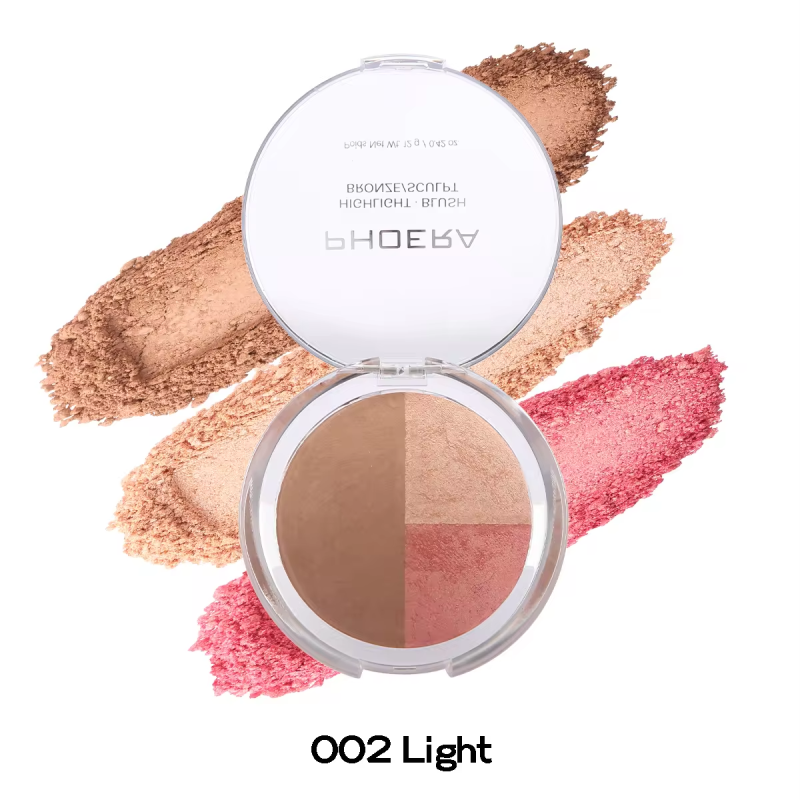 PHOERA 3 in 1 MAKEUP PALETTE blush bronzer highlight – image 2