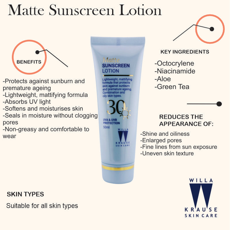 Willa Krause - Matt Sunscreen Lotion 50ml – image 2