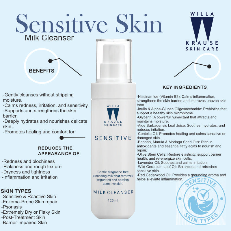 Willa Krause Sensitive Skin - Milk Cleanser 125ml – image 2