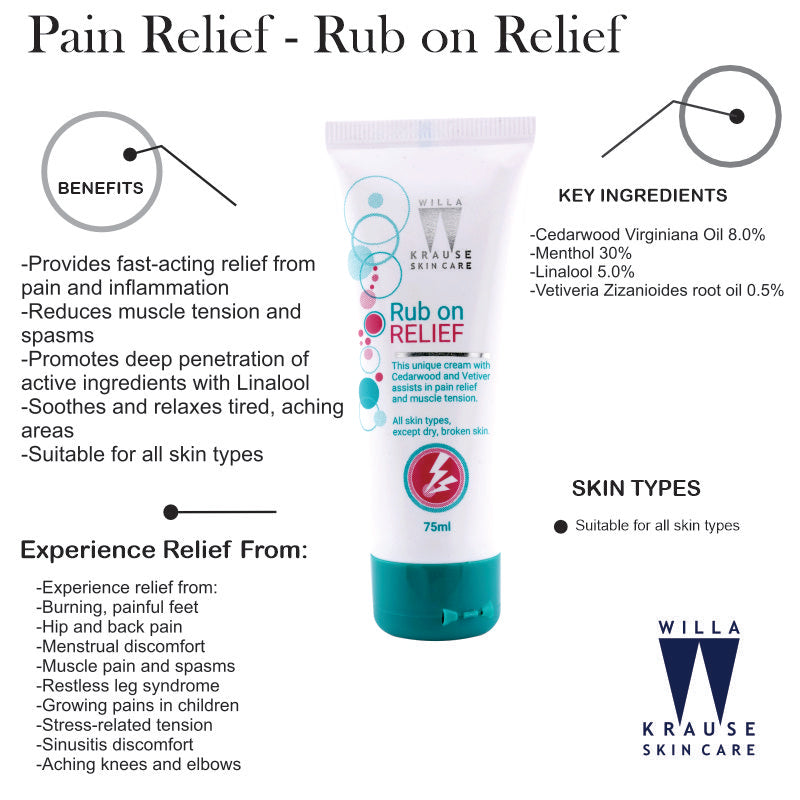 Willa Krause - Pain Relief - Rub on Relief 75ml – image 2