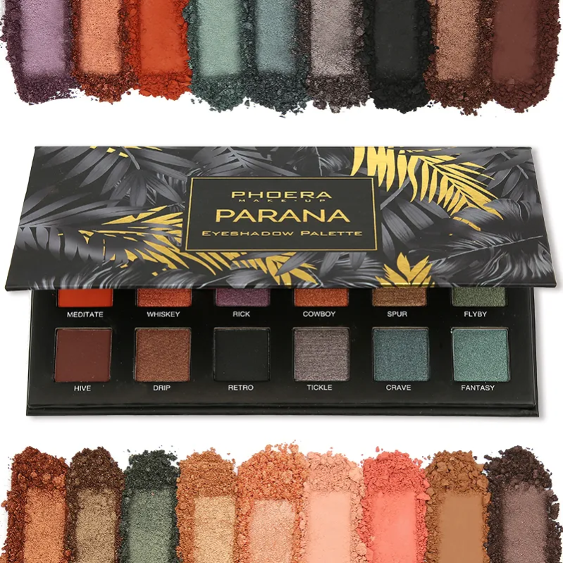 PHOERA 18 Colors Vegan Highly Pigmented Eyeshadow Palette – image 4