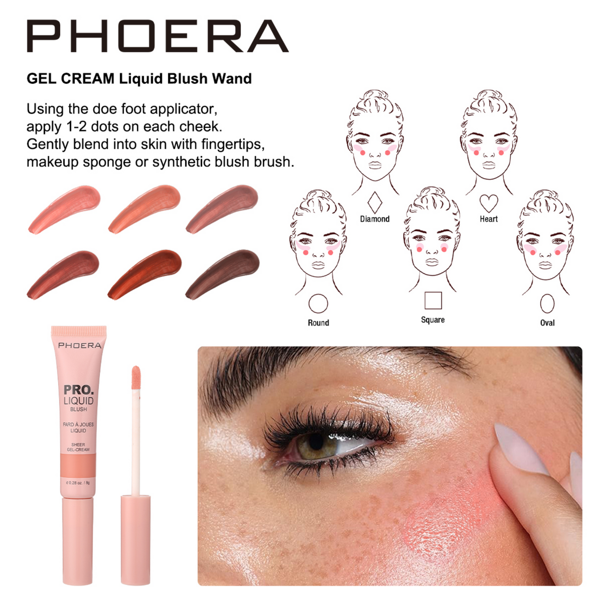PHOERA GEL CREAM Liquid Blush Wand – image 9