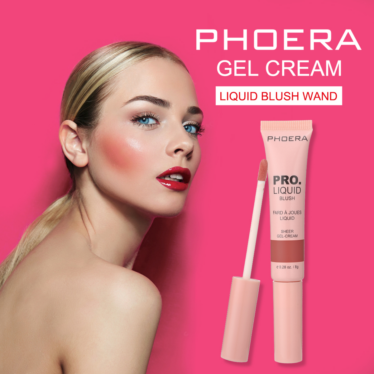PHOERA GEL CREAM Liquid Blush Wand