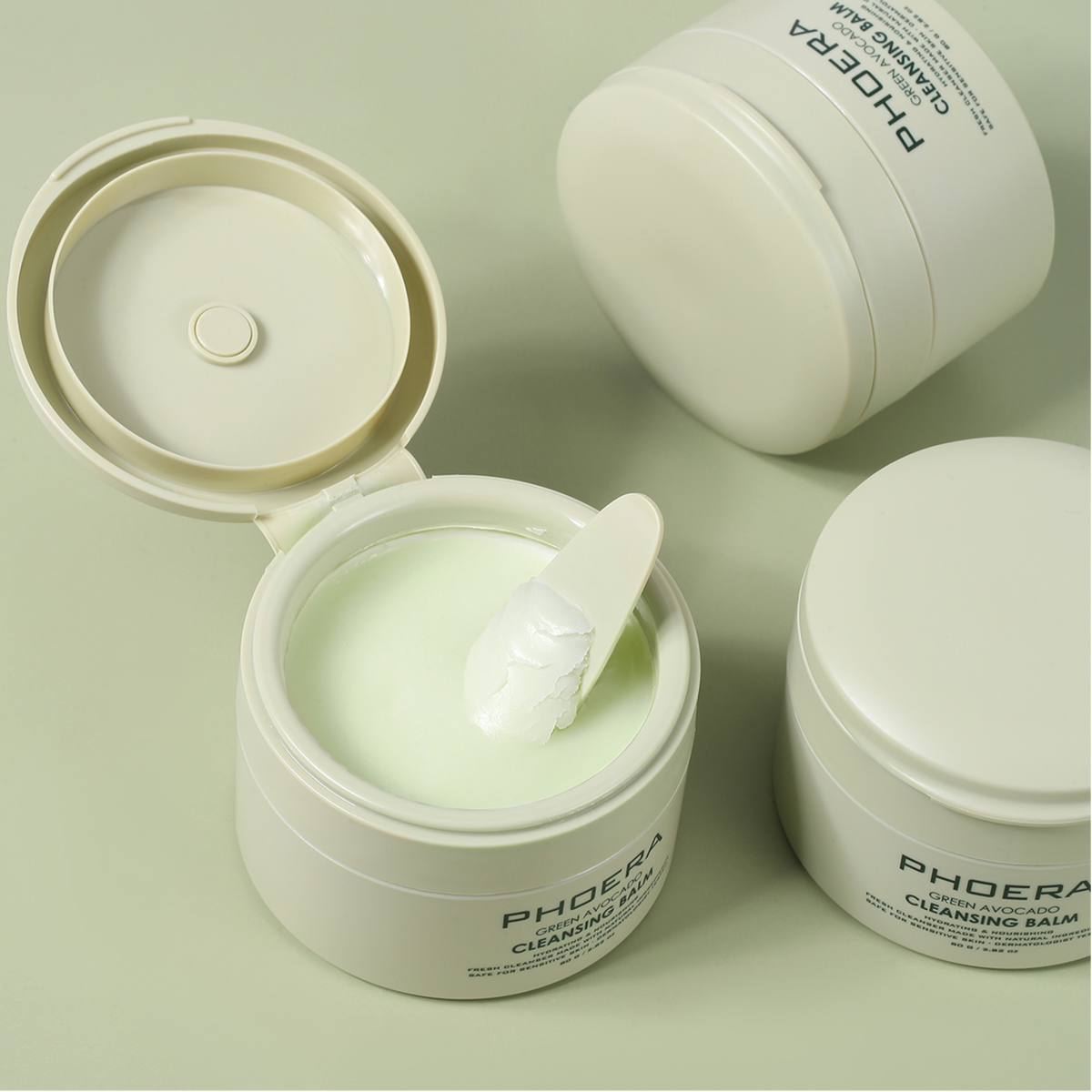 PHOERA Green Avocado Cleansing Balm 80g – image 5