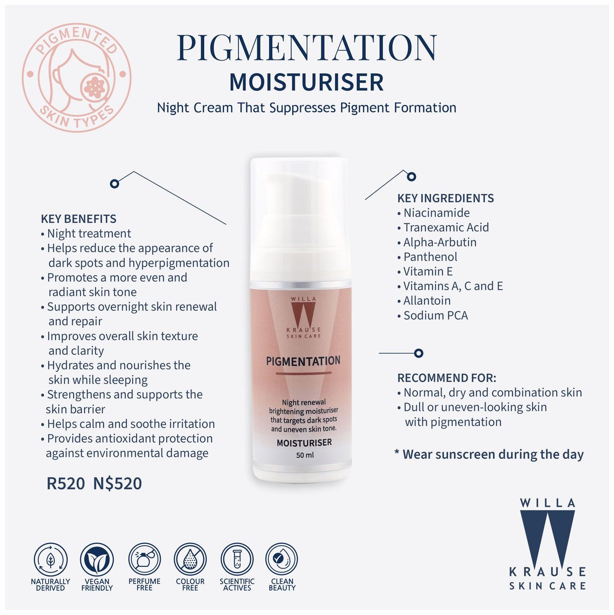 Willa Krause - Pigmentation Moisturiser 50ml – image 2