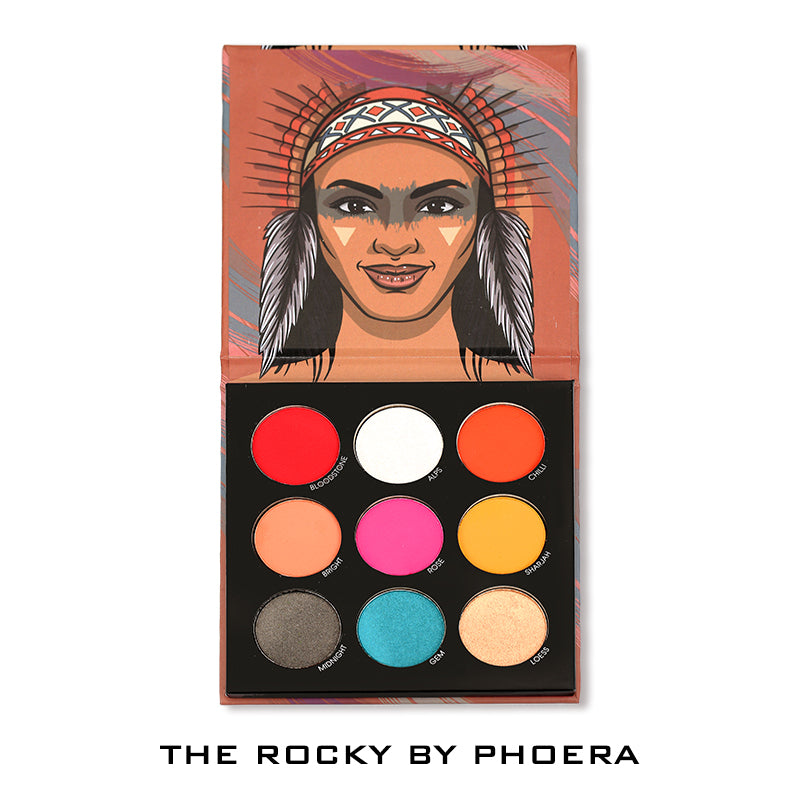 PHOERA Highly Pigmented Eyeshadow X9 Palette – image 6