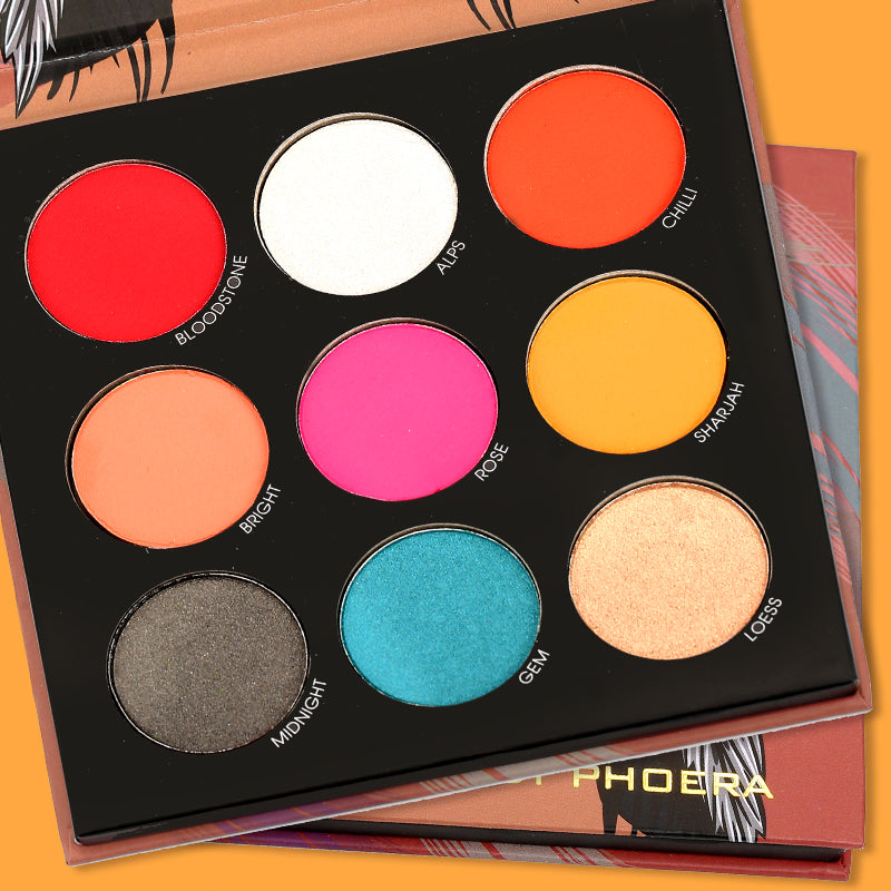 PHOERA Highly Pigmented Eyeshadow X9 Palette – image 24