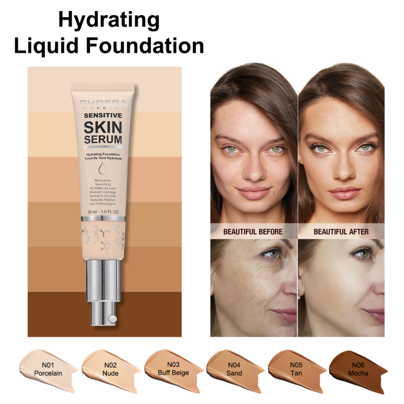 PHOERA Hydrating Skincare Foundation with Hyaluronic acid – image 13