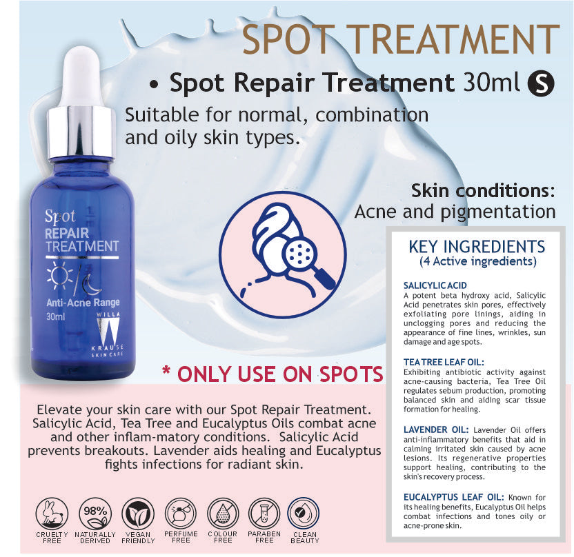 Willa Krause Anti-Acne Spot Repair Treatment 30ml – image 3