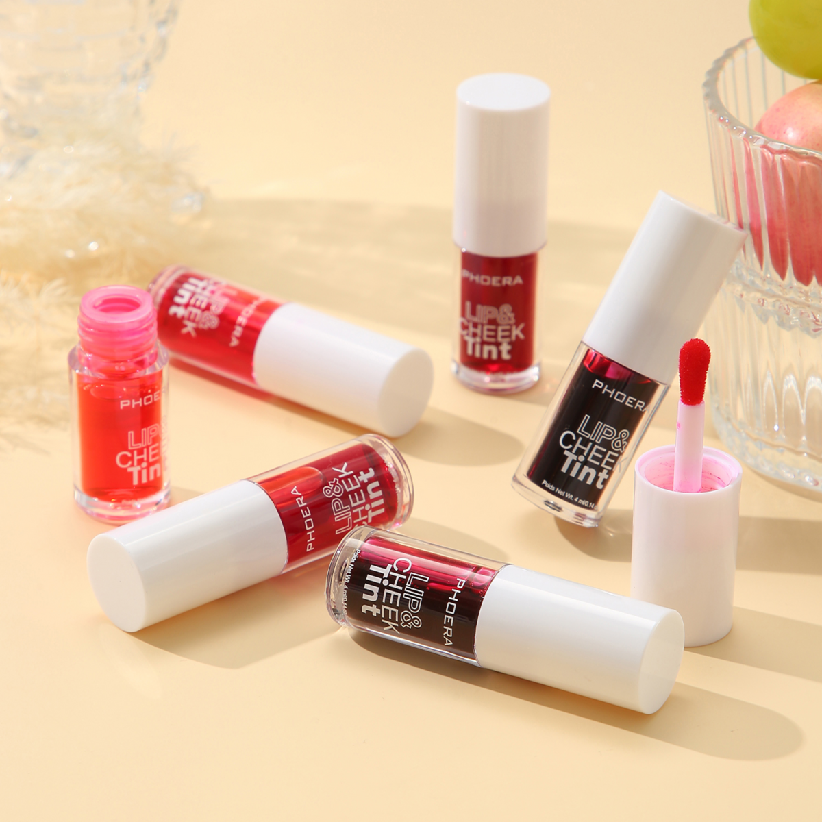PHOERA Lip & Cheek Tint Stain Matte Finish – image 6