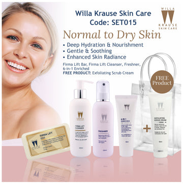 Willa Krause Skin Care - Normal to Dry Skin - Combo Set 015