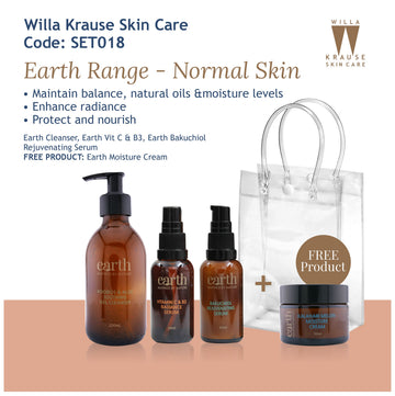 Willa Krause Skin Care - Earth Range - Normal Skin - Combo Set 018