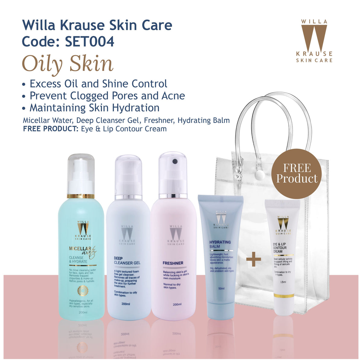 Willa Krause Skin Care - Oily Skin - Combo Set 004
