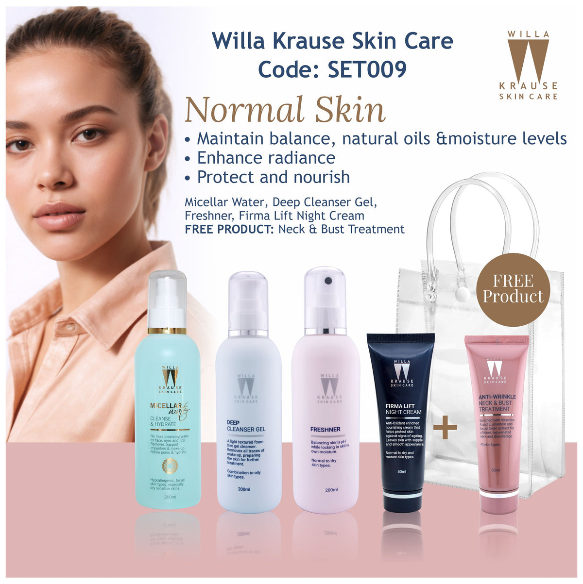 Willa Krause Skin Care - Normal Skin - Combo Set 009
