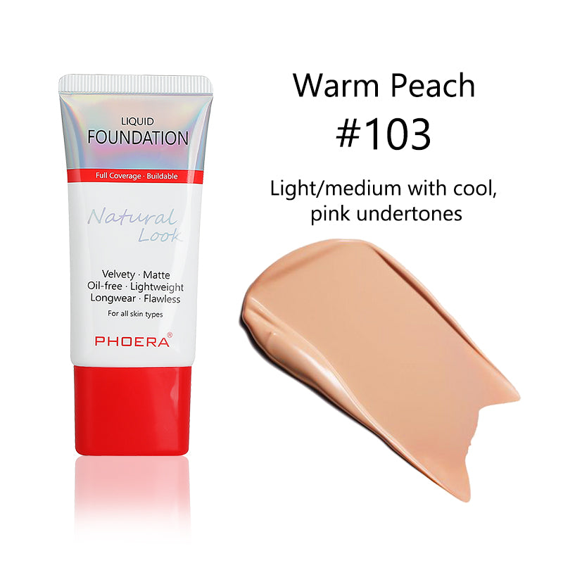 PHOERA Velvety Matte Cover Liquid Foundation – image 5