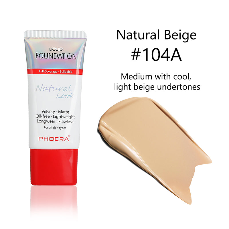 PHOERA Velvety Matte Cover Liquid Foundation – image 7