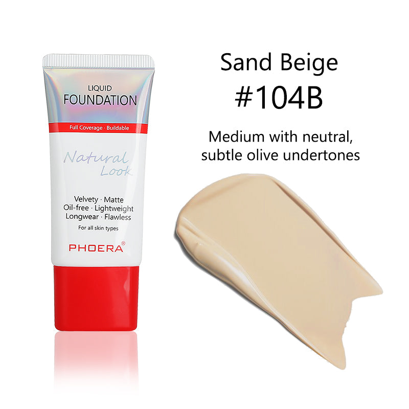 PHOERA Velvety Matte Cover Liquid Foundation – image 8
