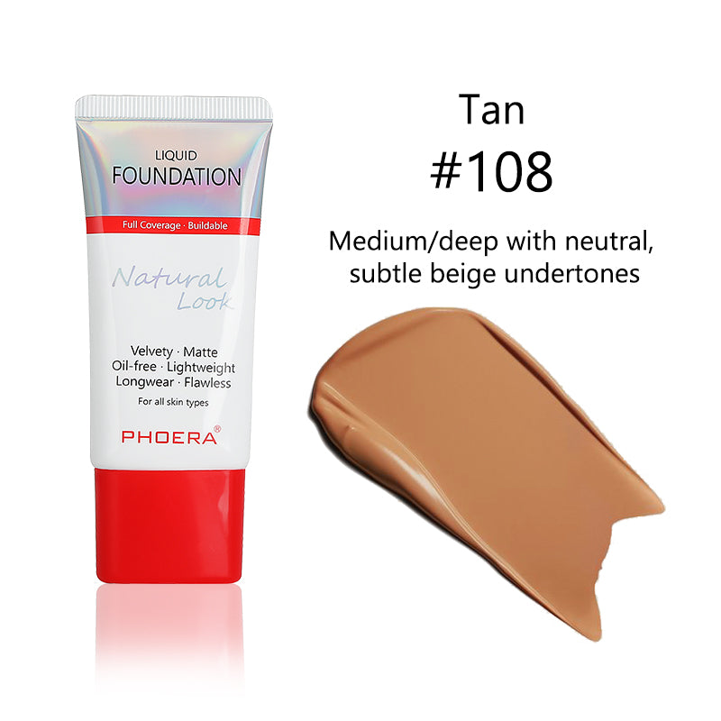 PHOERA Velvety Matte Cover Liquid Foundation – image 12