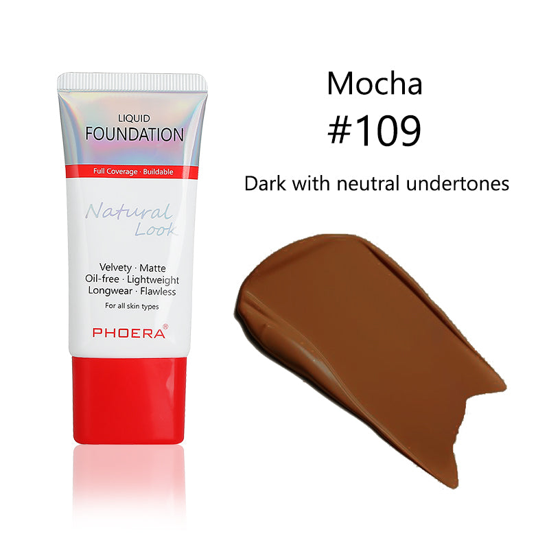 PHOERA Velvety Matte Cover Liquid Foundation – image 13