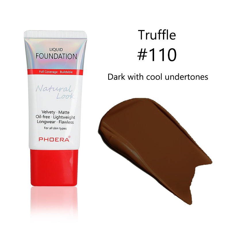 PHOERA Velvety Matte Cover Liquid Foundation – image 14