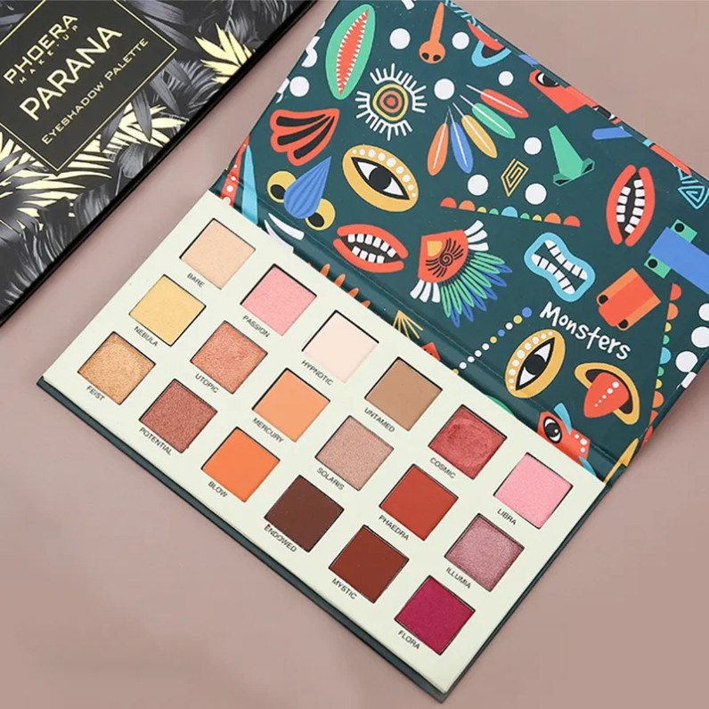 PHOERA 18 Colors Vegan Highly Pigmented Eyeshadow Palette – image 10