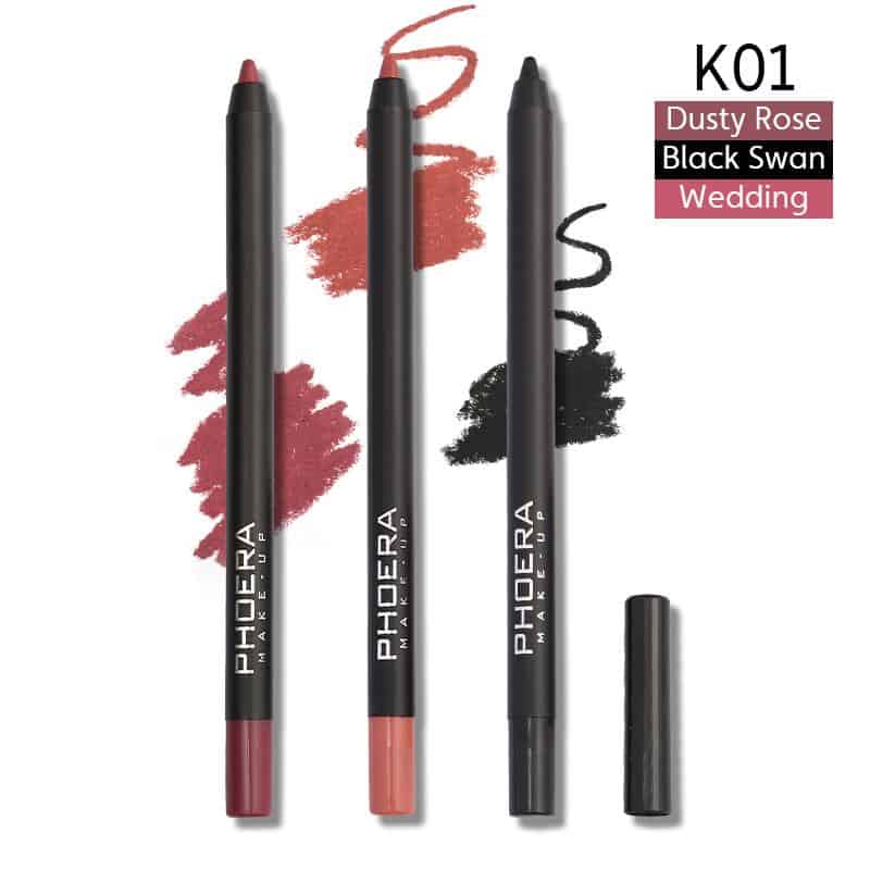 PHOERA Matte Lip Liner & Eyeliner Kit – image 15