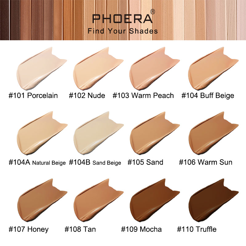 PHOERA Velvety Matte Cover Liquid Foundation – image 17