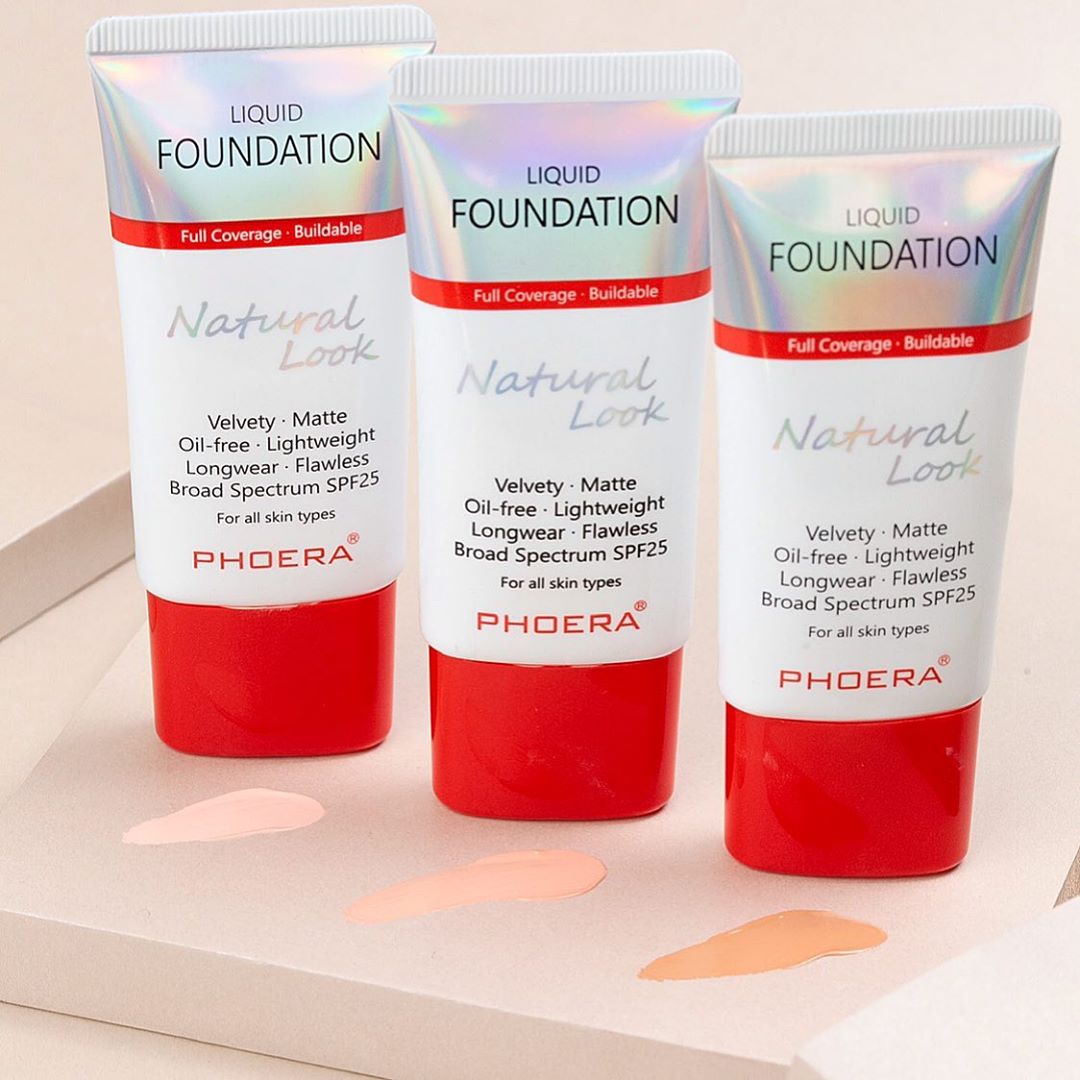 PHOERA Velvety Matte Cover Liquid Foundation – image 2